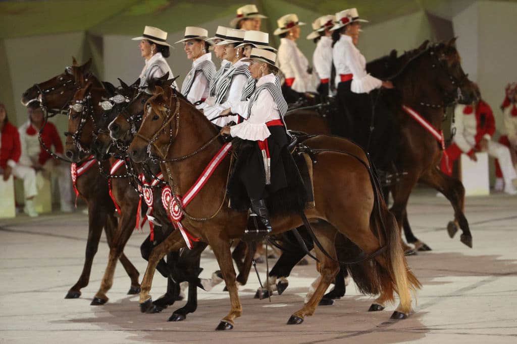 Salen caballos de paso al ritmo de marinera.