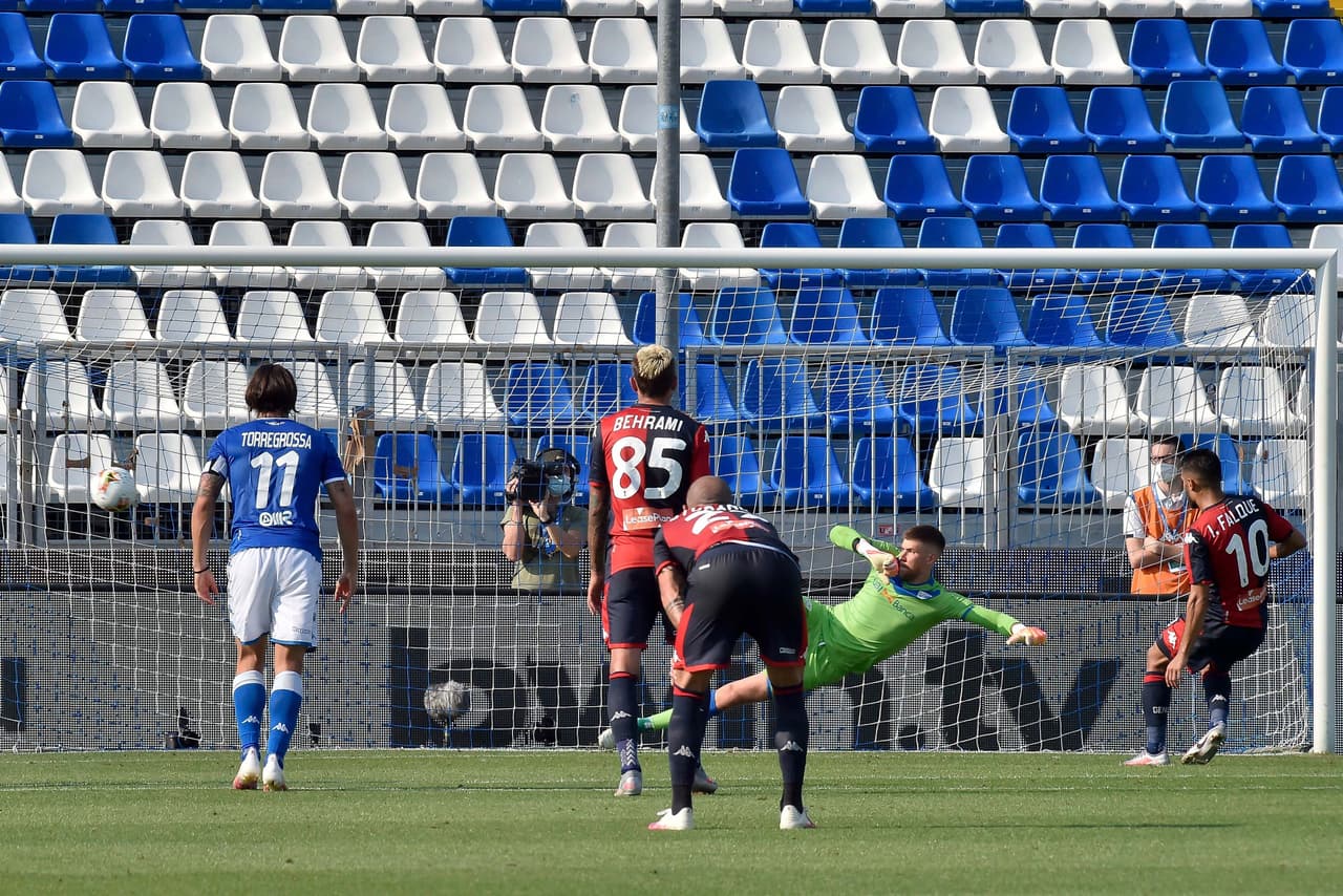 Brescia no pudo superar al Genoa en su casa y se conforman con un empate 2-2.