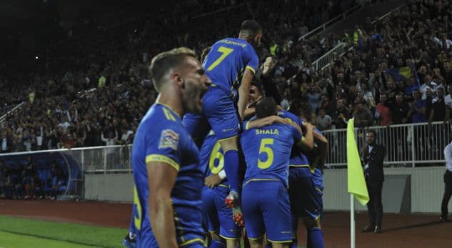 En la capital kosovar, Pristina, Kosovo superó 2-0 a las Islas Feroe. Hasta los 50 minutos los locales abrieron el marcador con Arber Zeneli y a los 55 con gol de Atdhe Nuhiu el 2-0 decisivo.