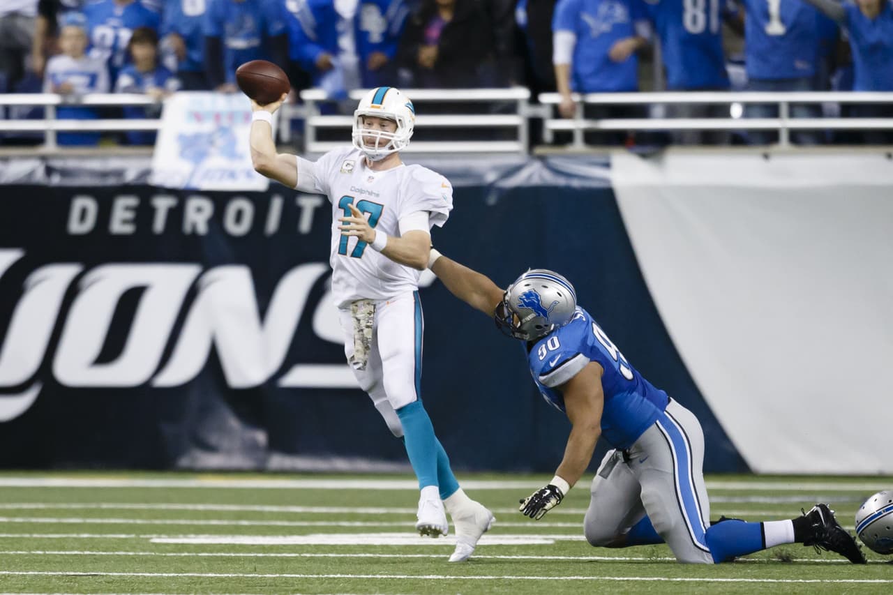 #5 Ryan Tannehill, Miami Dolphins: Creo que los ‘Delfines’ son un equipo de playoffs tras firmar a Ndamukong Suh que seguro hará que todos los defensivos sean mejores defensivos (AP-NFL).