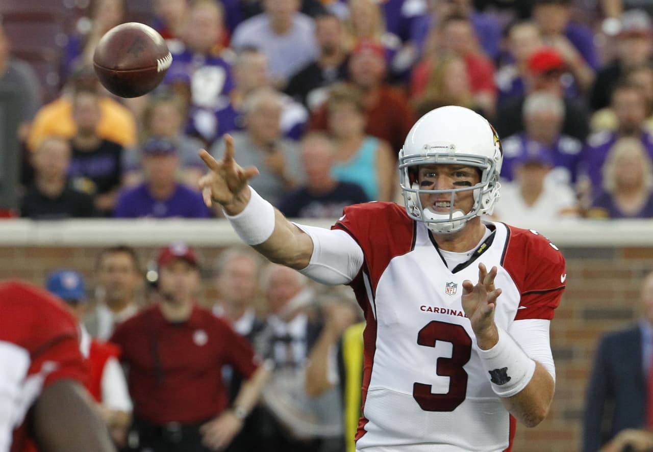 #2 Carson Palmer, Arizona Cardinals: Desde que unió fuerzas con bruce Arians en el 2013, Palmer tiene el cuarto mejor porcentaje de victoria entre los QBs titulares. Has leído bien, sólo Russell Wilson (.781), Peyton Manning (.781) y Tom Brady (.75) – todos ganadores de Super Bowl – han tenido mejor marca que la de Palmer (.727) durante las pasadas dos temporadas (AP-NFL).