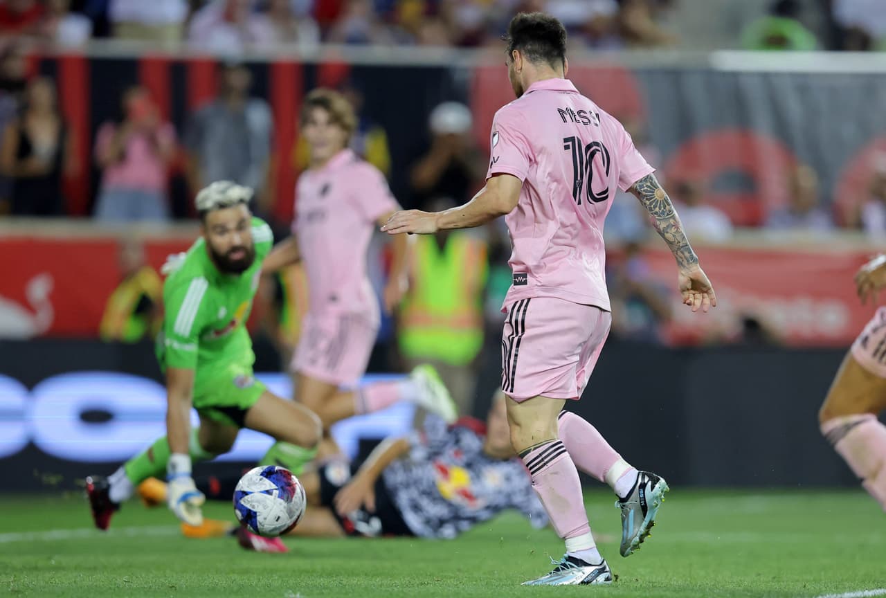 Messi debutó en la MLS con gol.