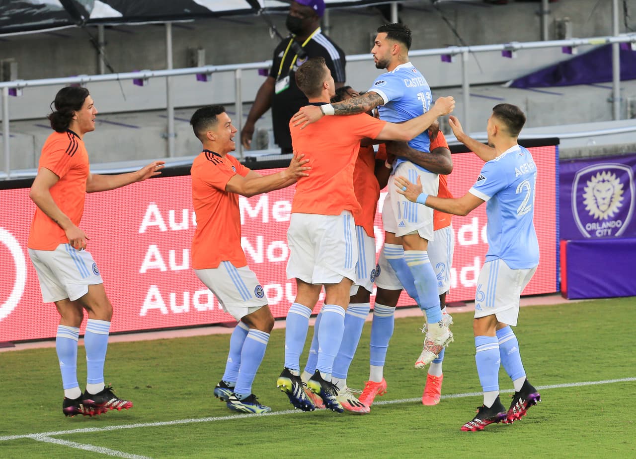 Valentín Castellanos igualó de penal y puso a NYCFC en la primera posición de la Conferencia Este.