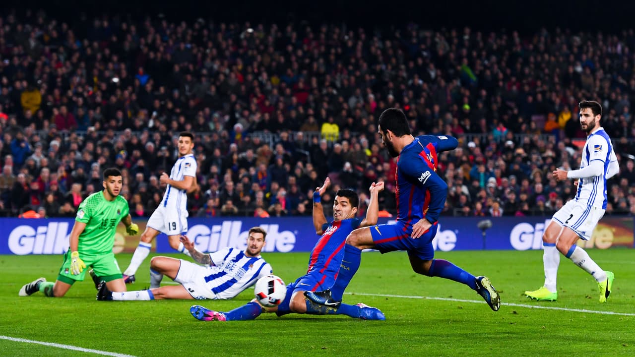 Los azulgranas golearon 5-2 a la Real Sociedad y el Barça consiguió su pase a las semis de la Copa del Rey.