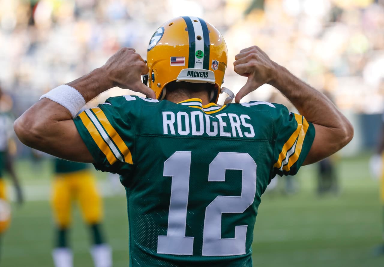 1.
<b>Aaron Rodgers, QB</b>, Green Bay Packers vs. Cowboys