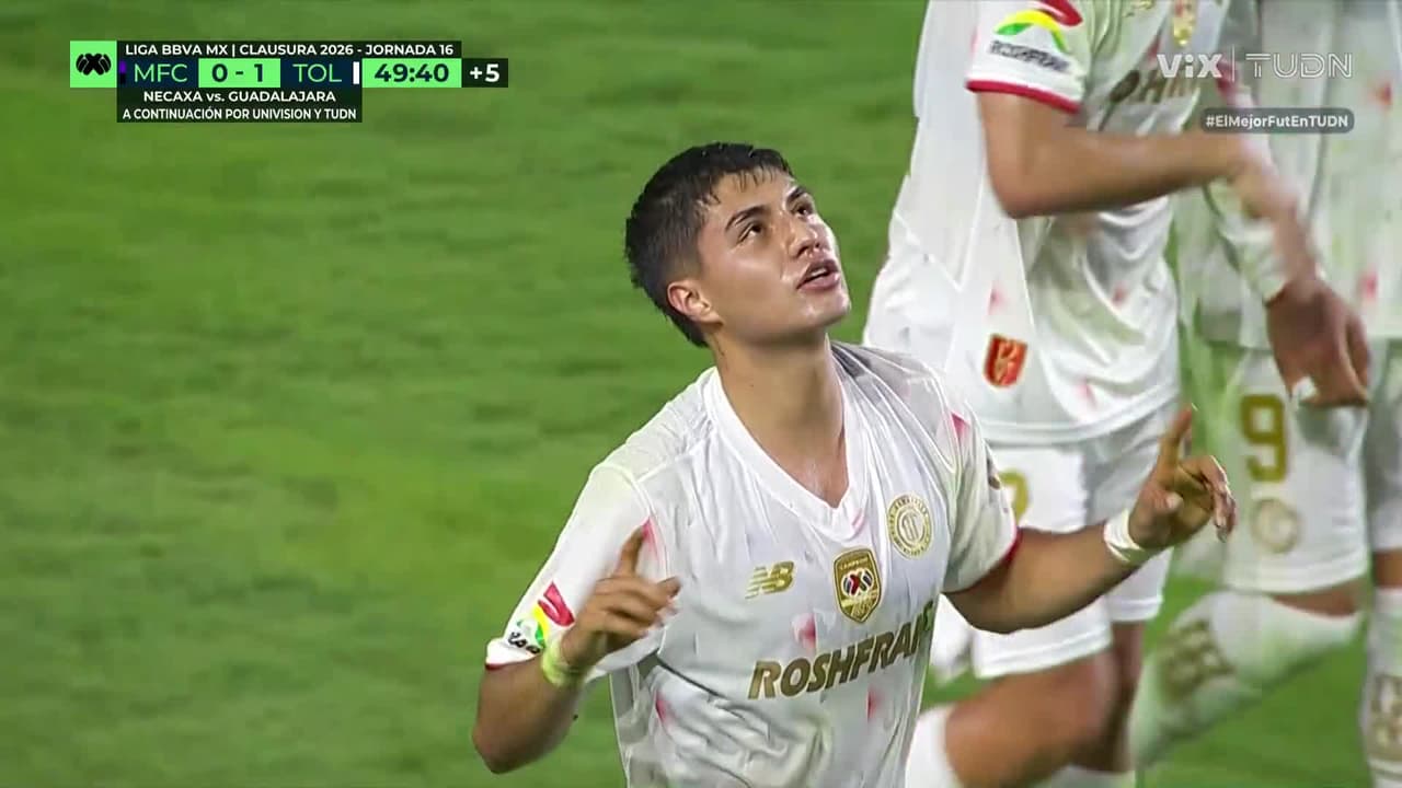¡Gol de Toluca! Everardo López abre el marcador en Mazatlán
