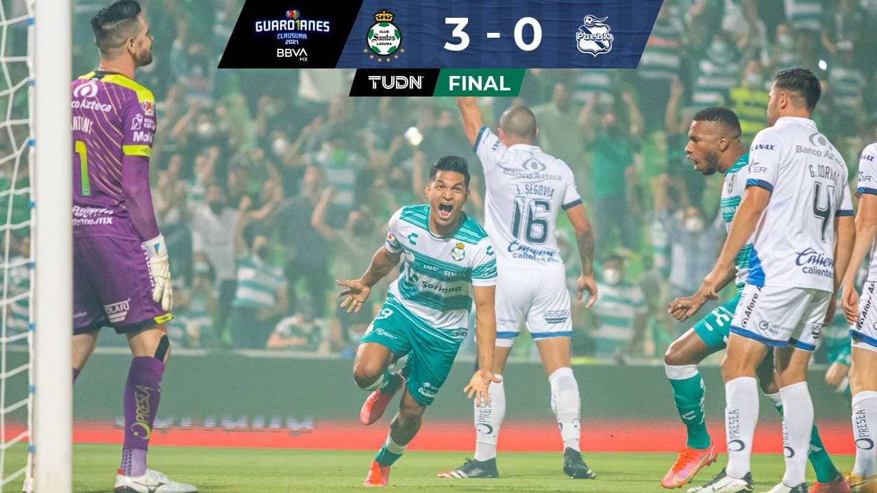Santos deja ‘Mudo’ al Puebla en Torreón