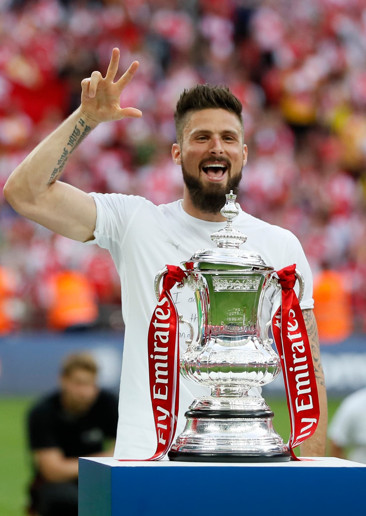 Se dice que Olivier Giroud saldría del Arsenal con destino al Marsella, en su país.