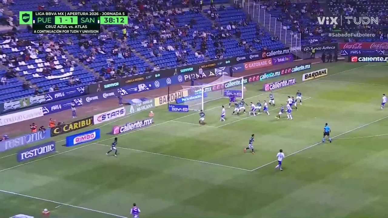 ¡Se salva Santos! Ramírez casi hace el segundo para la Franja