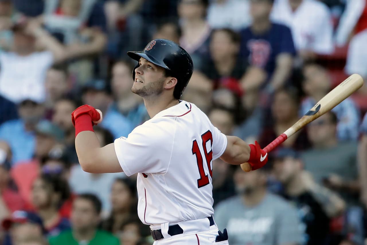 Andrew Benintendi conectó un triple y dos dobletes, con los que produjo dos carreras para los Red Sox.