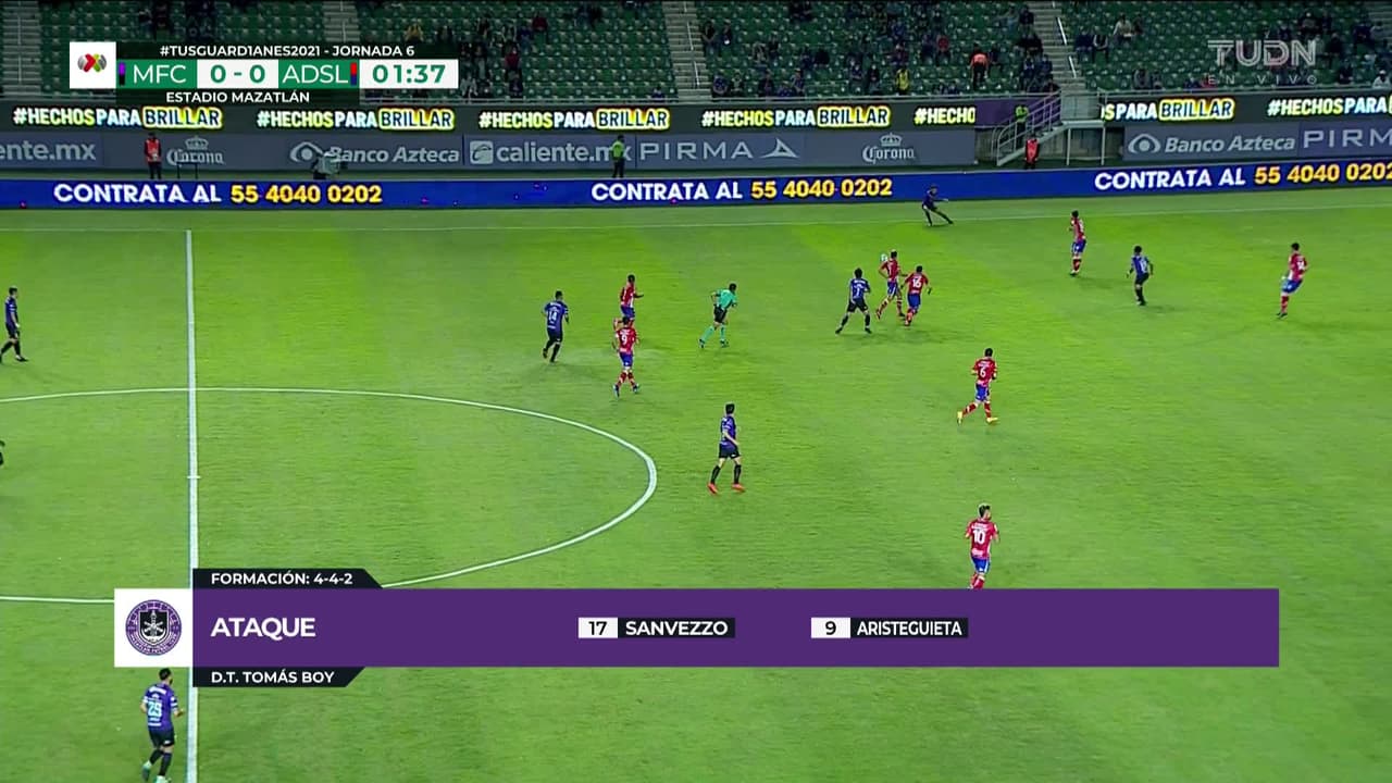 ¡TIRO ATAJADO! disparo por Mario Osuna.