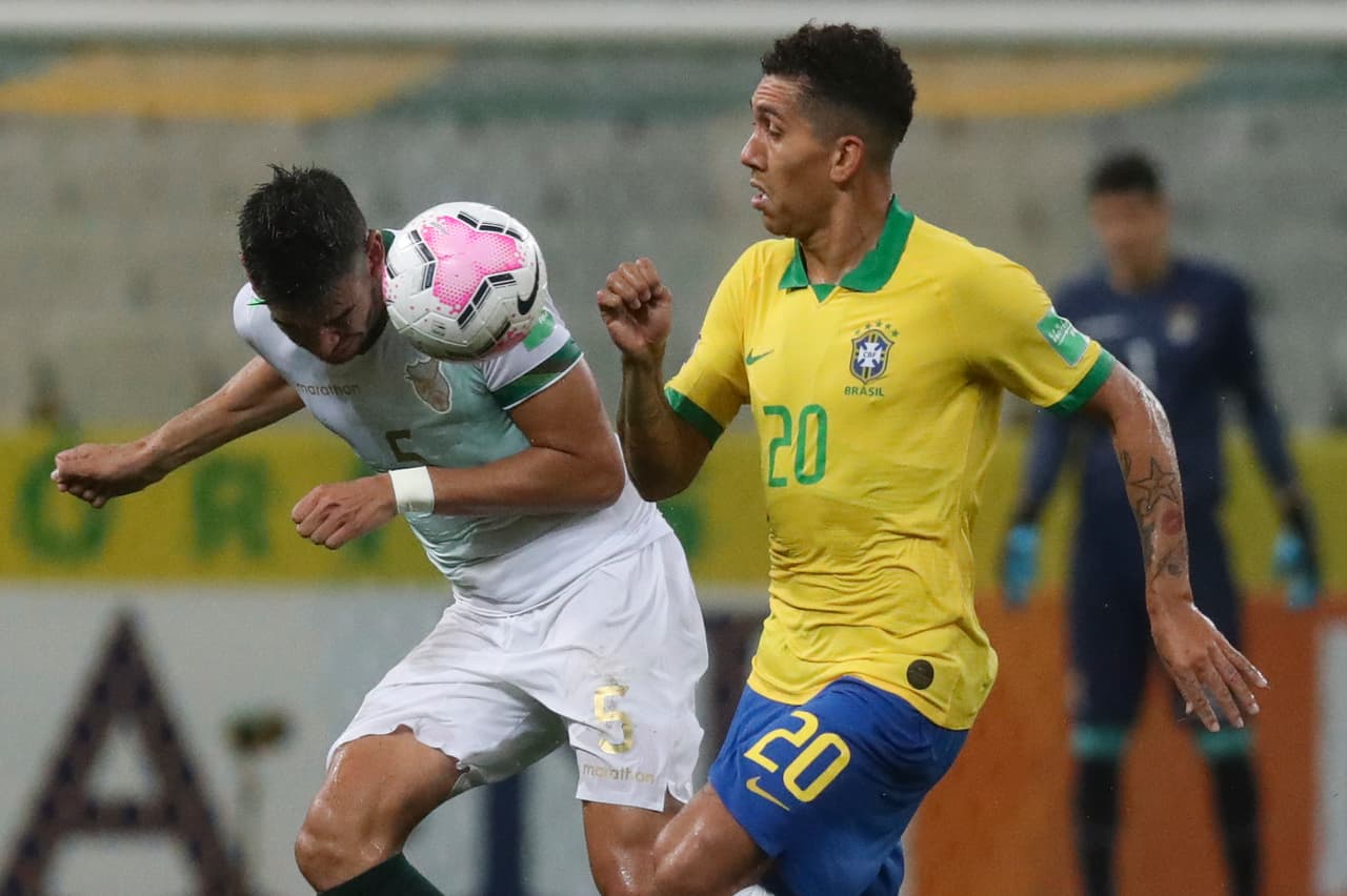 La primera atajada importante de Weverton llegó hasta los 50’ de juego.