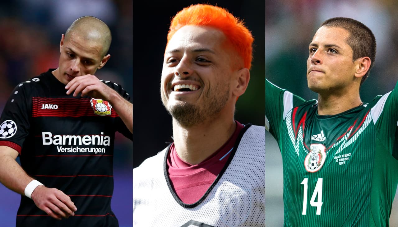 Los cambios de imagen y presentación de Javier 'Chicharito' Hernández, el máximo goleador de la Selección Mexicana y delantero del West Ham que ahora también es referente por sus 'looks'.