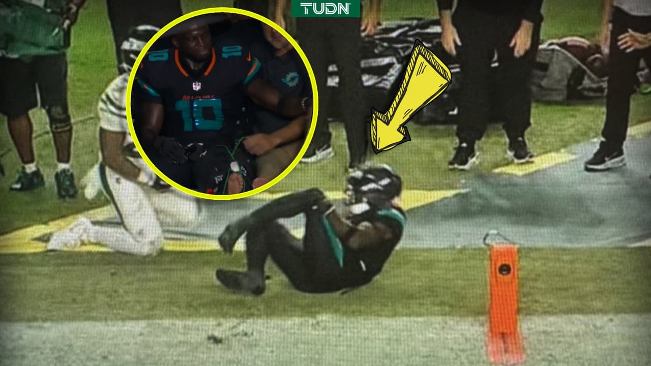 ¡Adiós temporada! Escalofriante lesión de Tyreek Hill