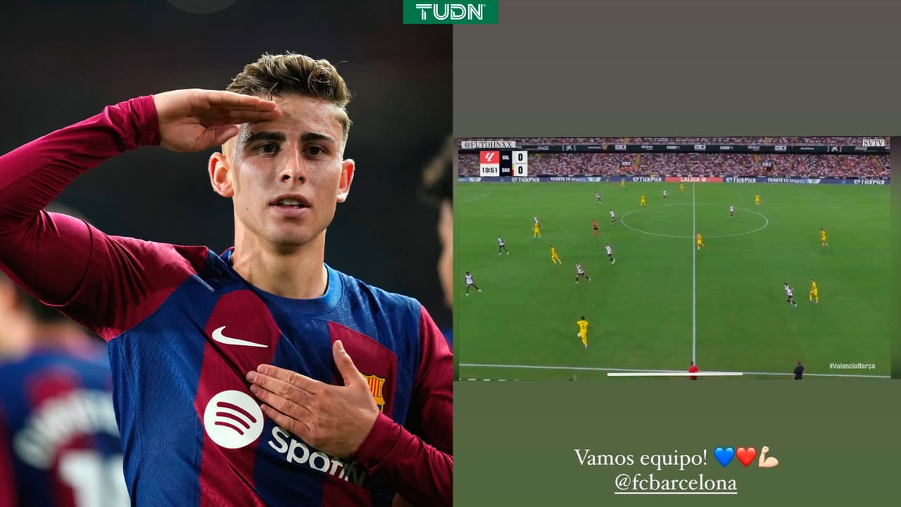 Fermín López burla a LaLiga y ve partido del Barcelona ¡en sitio pirata!