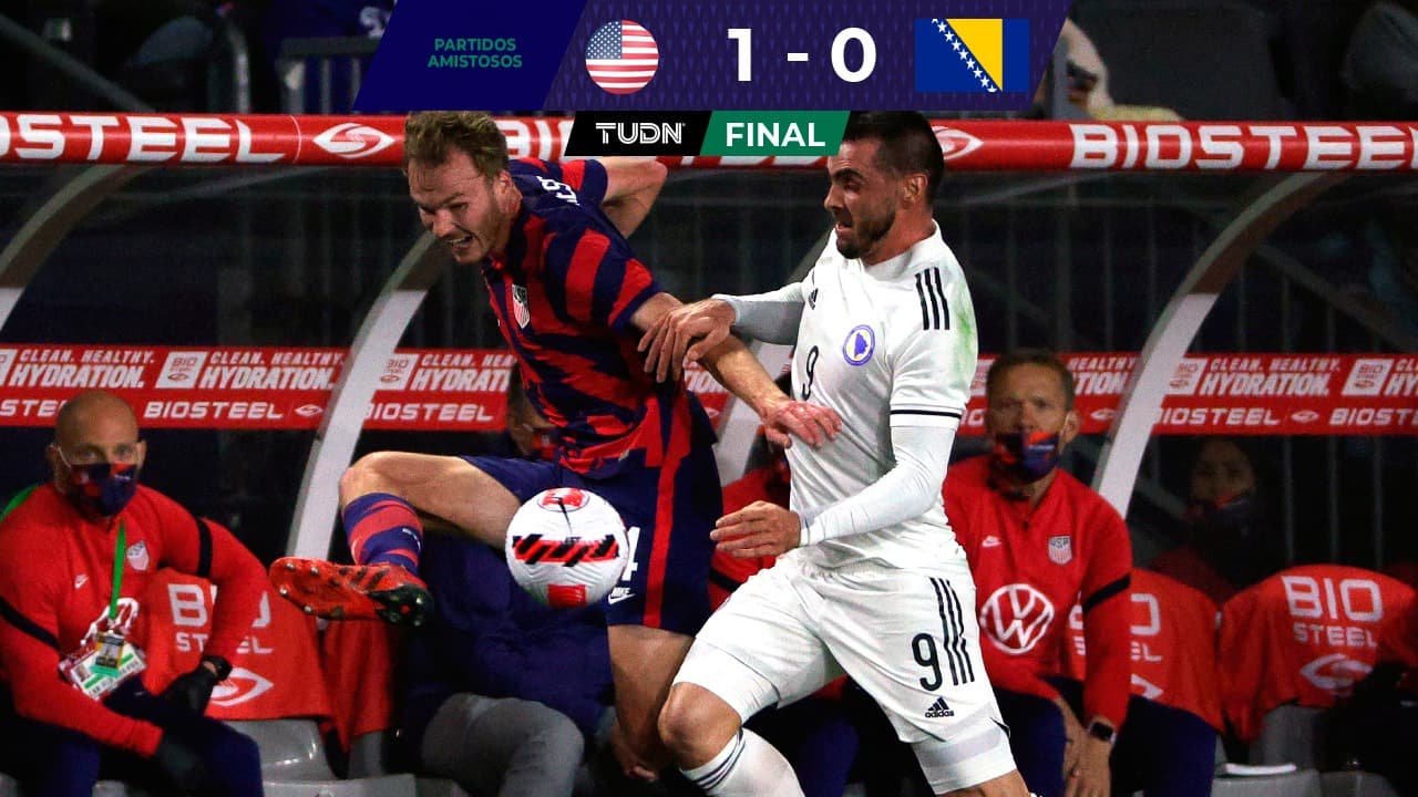 ¡Agónica victoria! Estados Unidos venció a Bosnia-Herzegovina