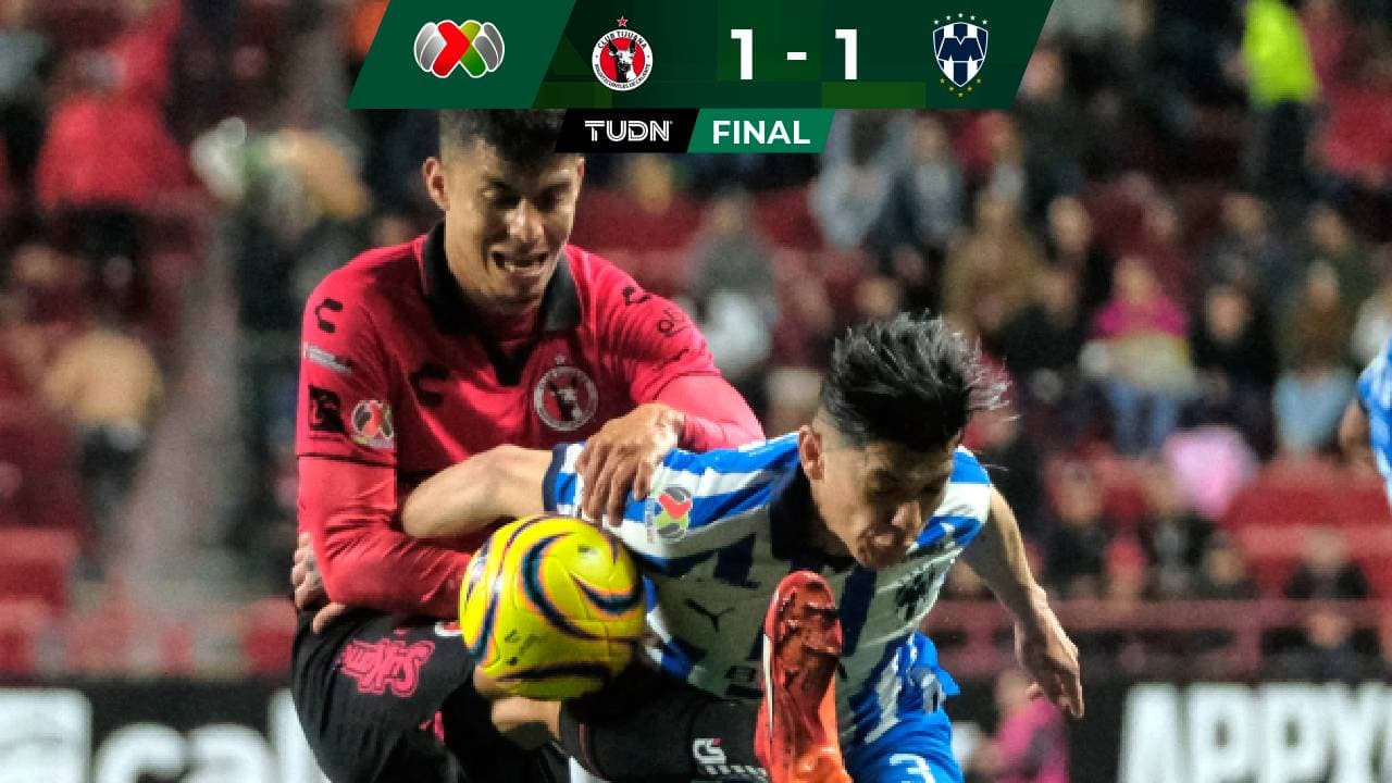 Tijuana ladra, pero no alcanza a morder a Monterrey que es líder