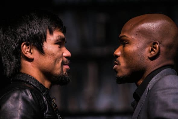 Manny Pacquiao y Timothy Bradley ofrecieron la última conferencia de prensa antes de su encuentro el próximo 12 de abril en el MGM Grand de Las Vegas (Foto: Joel Colón)