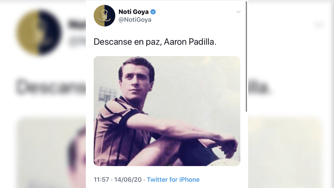 Así se despidieron de Aarón Padilla su hijo, excompañeros y los clubes de un referente en el futbol mexicano. Que en paz descanse.