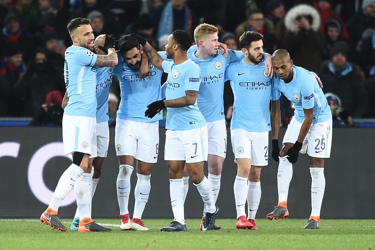 Manchester City dio un golpe de autoridad al golear de visitante 4-0 al Basilea de Suiza en el partido de ida y casi que sentenció a su favor la serie de octavos de final en la Champions League.