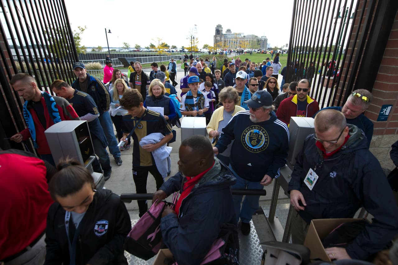 El acceso al PPL Park, del Philadelphia Union.