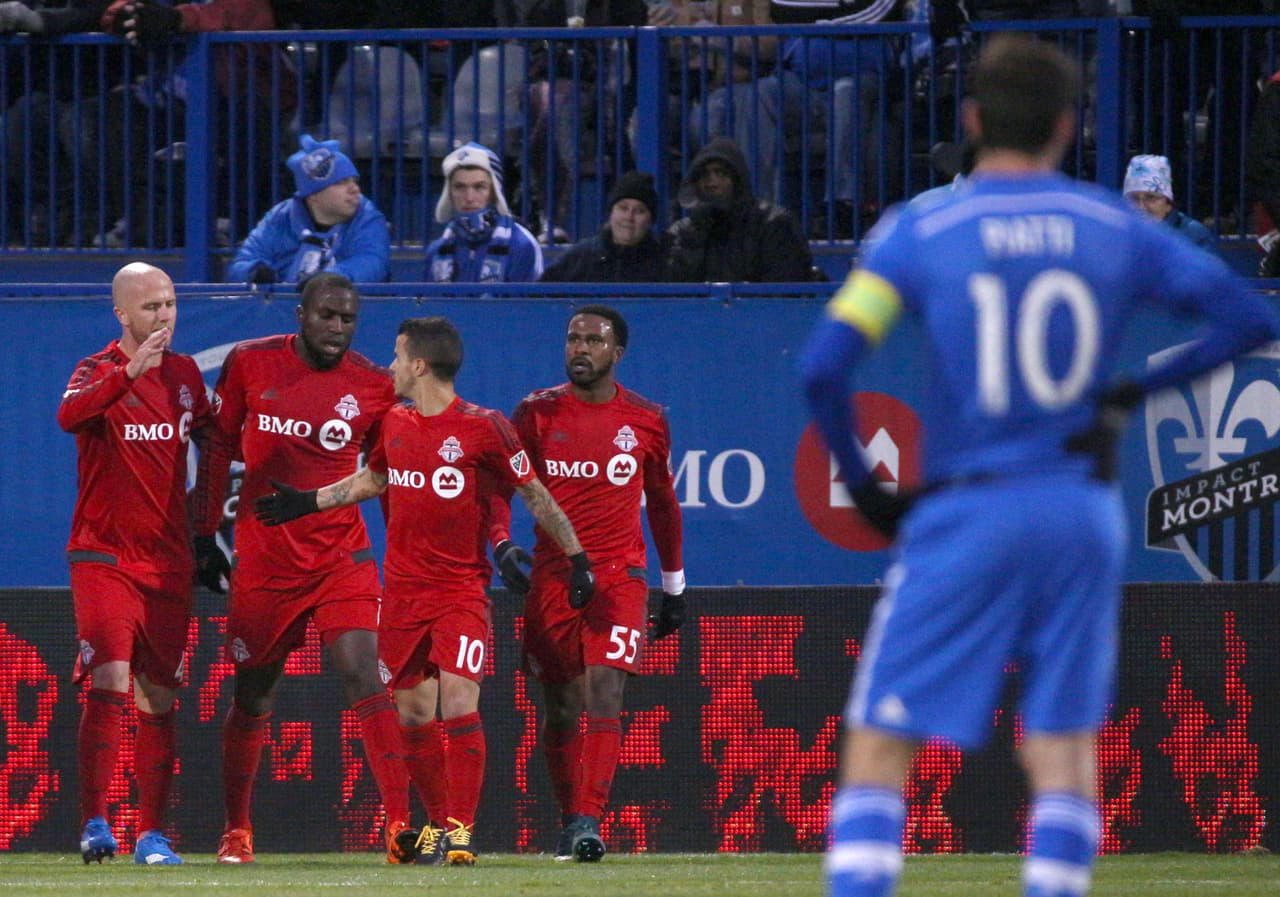 Un gol de Altidore adelantó a Toronto FC en el cierre del primer tiempo.