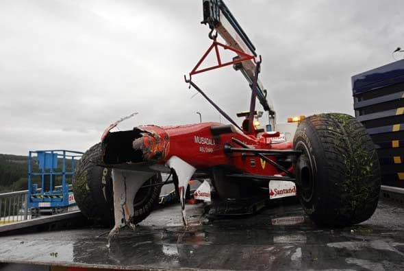 Faltando 7 vueltas para el final Alonso tuvo que abandonar por lo que no pudo sumar en este GP.