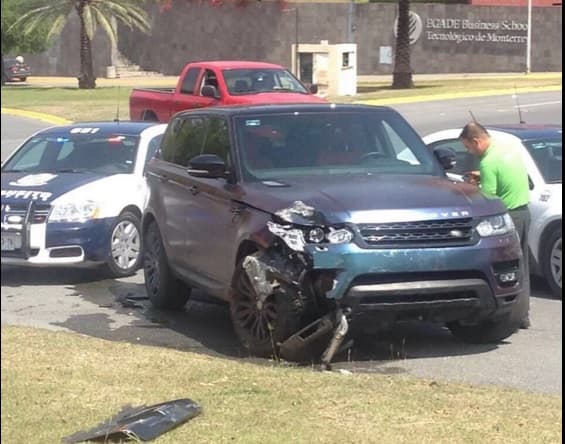 Gargano tuvo un accidente vial