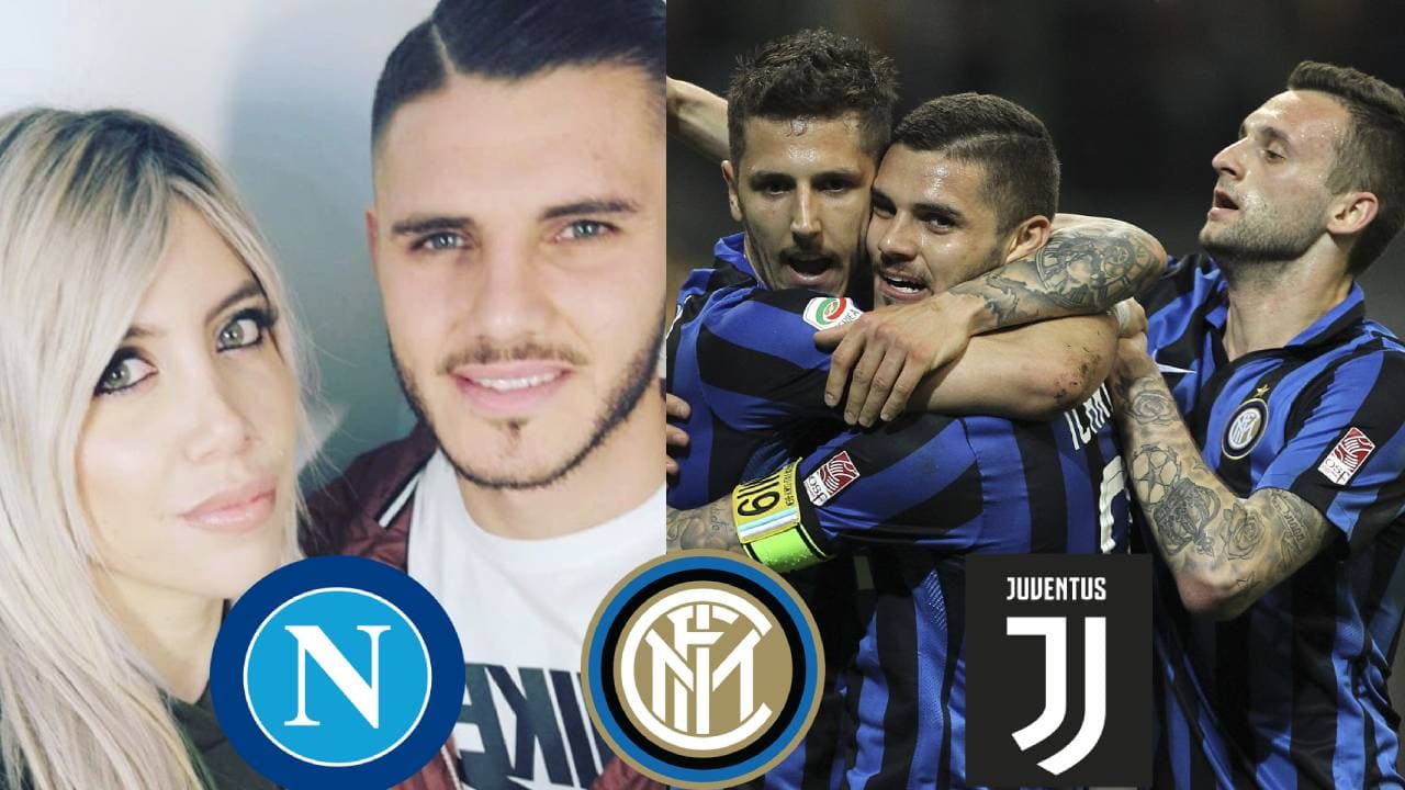 Icardi se debate entre el Napoli y la Juventus, mientras Wanda responde a rumores de infidelidad
