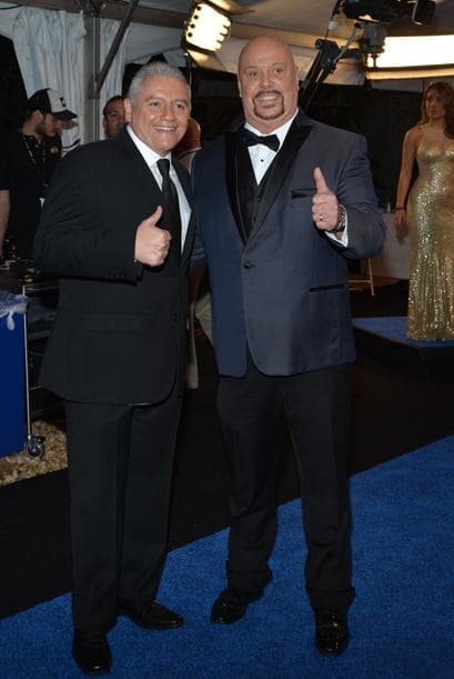 Dos estrellas de la casa, Ernesto Amador y el carismático 'Perro' Bermúdez.