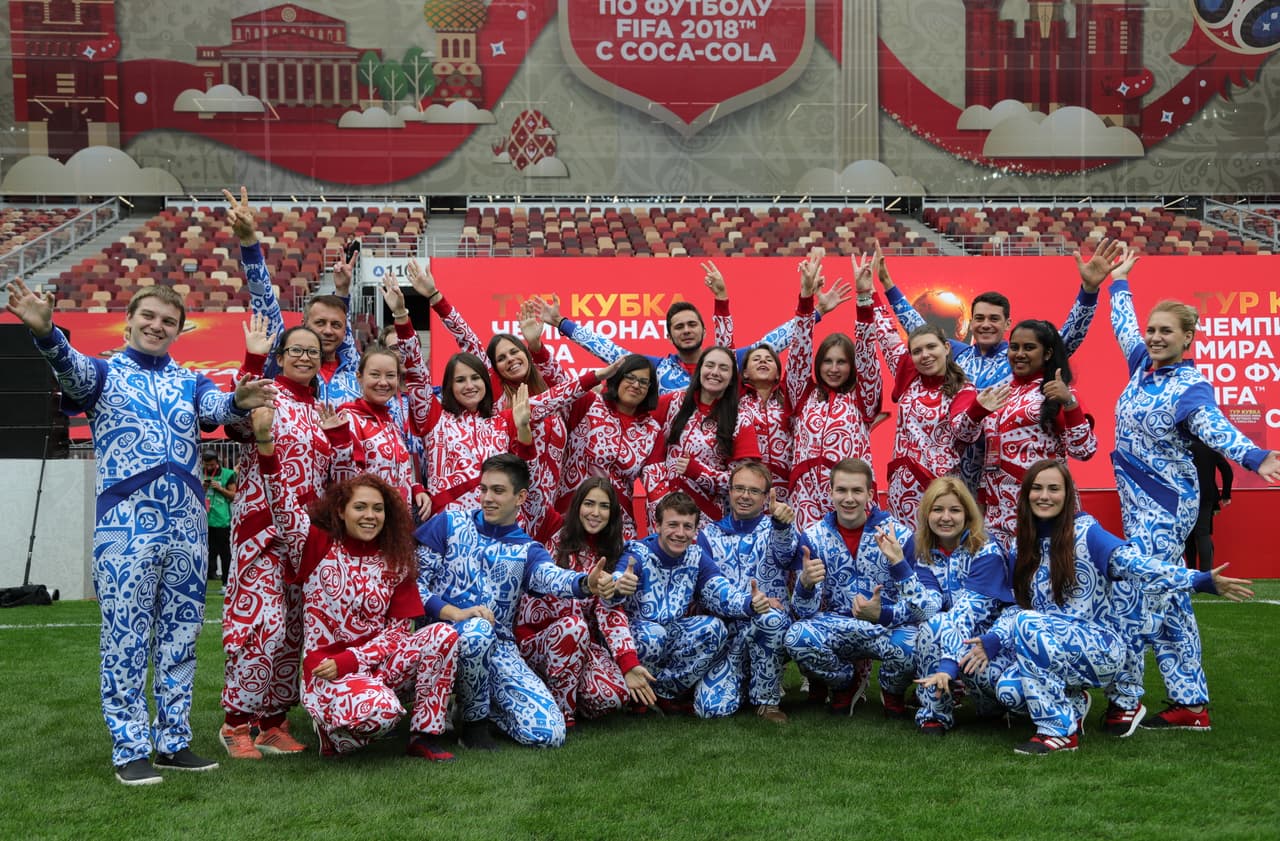 Todo se realizó en el Estadio Luzhniki, donde se inaugurará y se clausurará la Copa del Mundo.