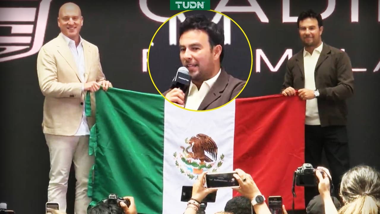 Así reacciona Checo Pérez al cuestionarle quién será el piloto 1 de Cadillac