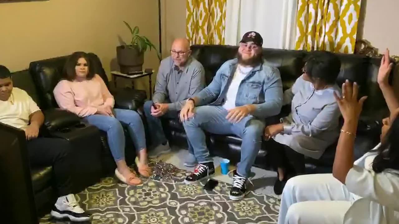 Jedrick Wills fue elegido por los Cleveland Browns y se mostró feliz por ello.