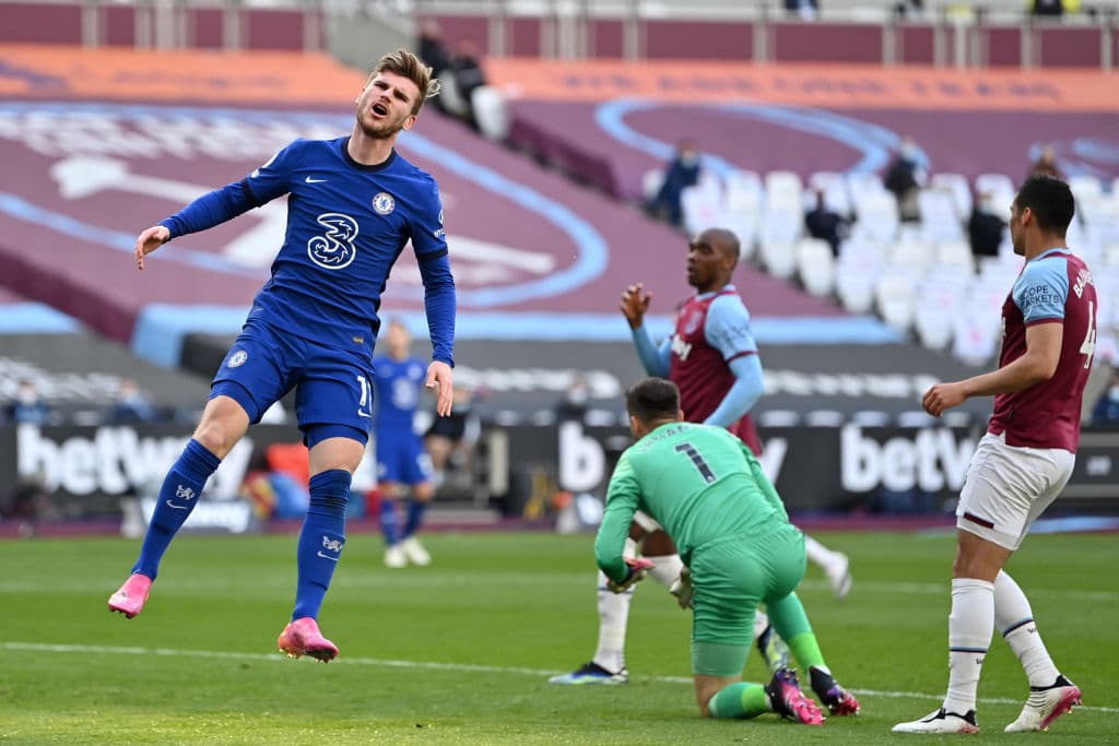 Timo Werner vuelve a encontrar el gol y le da los tres importantes puntos a los Blues.