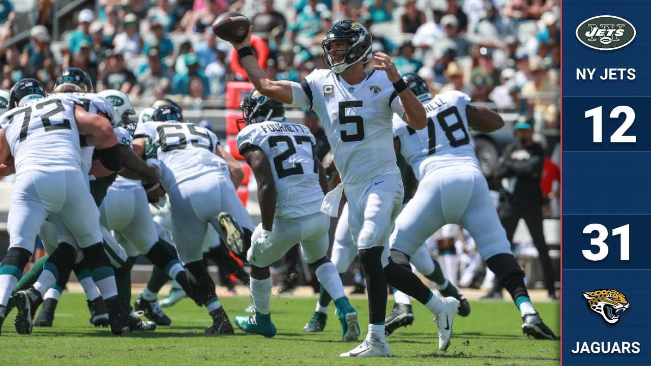 En el NIAA Bank Field los Jaguars jugaron gran defensa y Blake Bortles completó 29 de 38 pases para 388 yardas con dos anotaciones y una intercepción en el regreso de los Jags a la senda del triunfo.