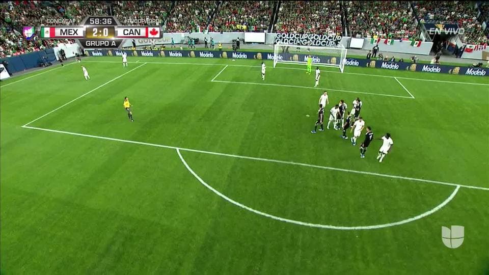 Tiro de esquina para Mexico