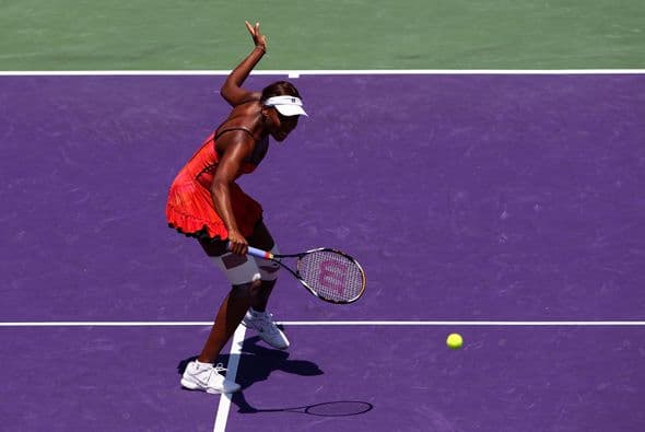 Venus venía de una buena racha en las finales de Dubai y Acapulco.