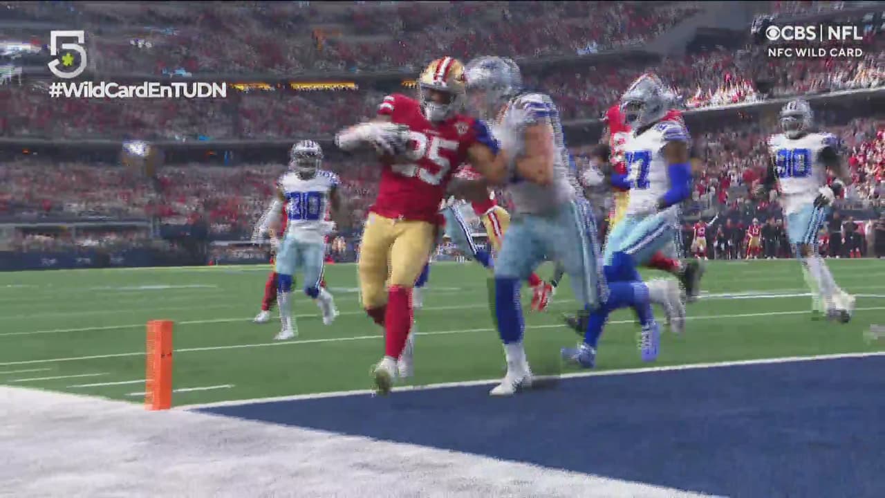 ¡Con contundencia! 49ers se va arriba 7-0 con TD de Elijah Mitchell