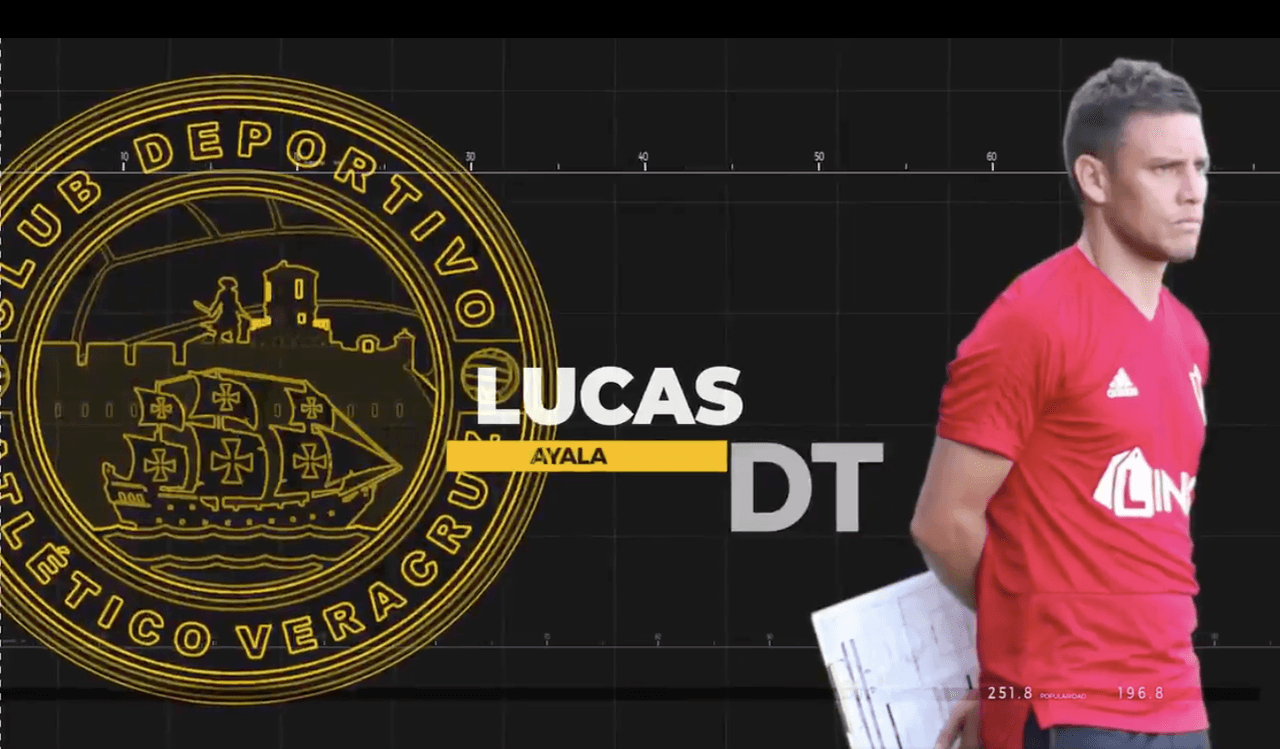 Lucas Ayala es el técnico del Atlético Veracruz