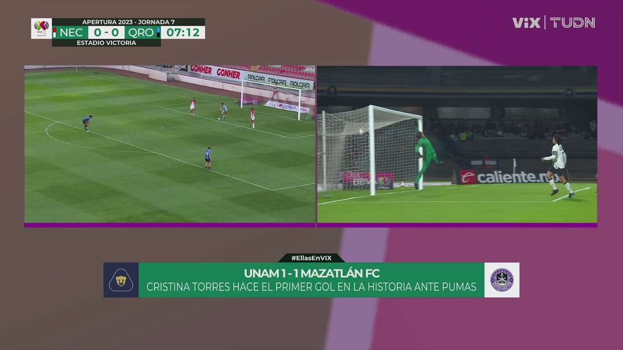 ¡Sonaron los cañones en CU! Mazatlán pone el 1-1 con gol de Torres