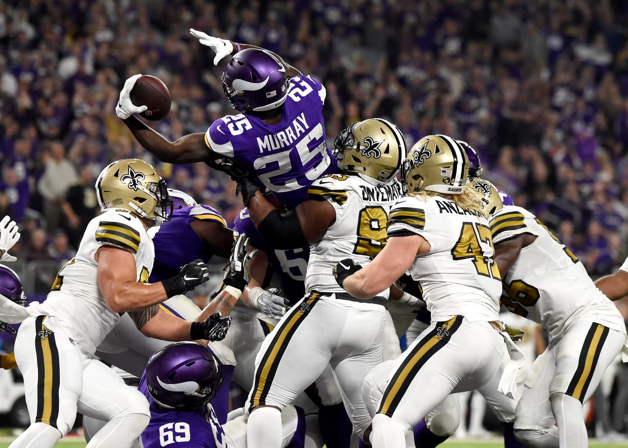 Latavius Murray, nuevo jugador de New Orleans que deja ir a Mark Ingram