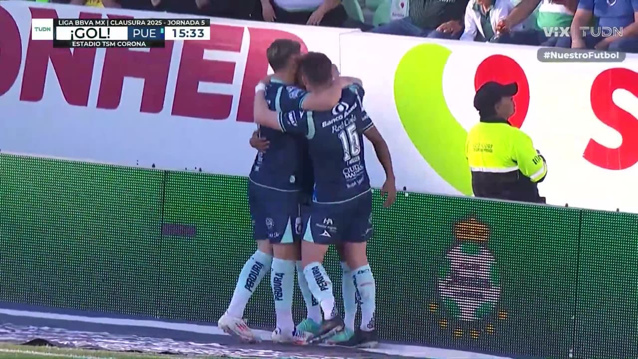 ¡Gol de la franja! Quiñones abre el marcador a los 15 minutos del partido