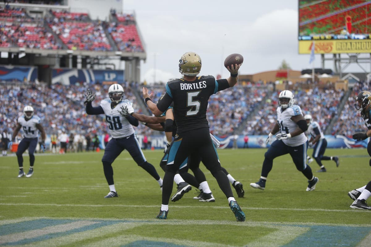 El QB entra a su segunda campaña en la NFL con los Jacksonville Jaguars. Checa las mejores imágenes del ex jugador de Central Florida (AP-NFL).
