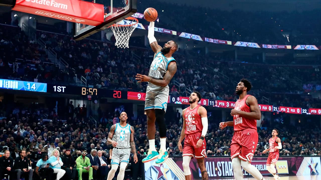 Team LeBron derrota 163-160 a Team Durant en el NBA All Star-Game 2022