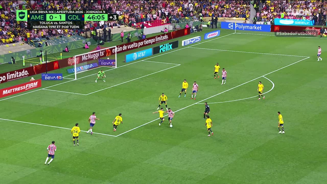 ¡AUTOGOL! de Miguel Vázquez para Guadalajara.
