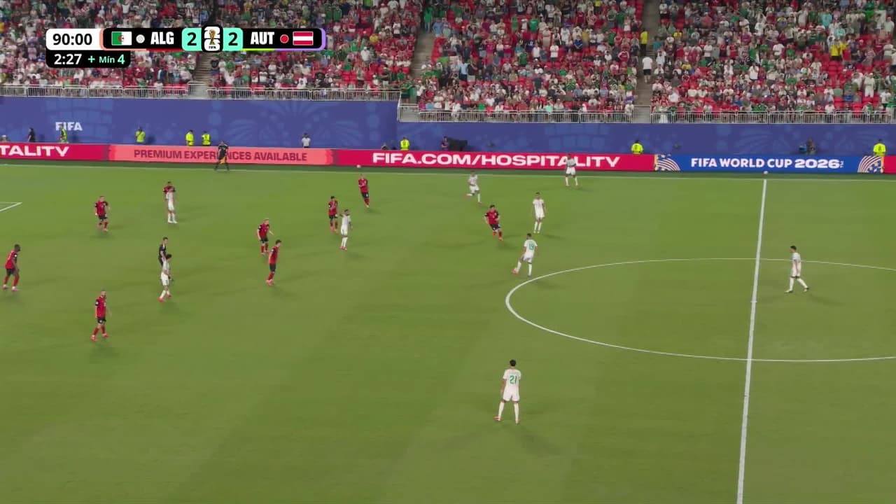 ¡GOL!  anota para Argelia . Riyad Mahrez