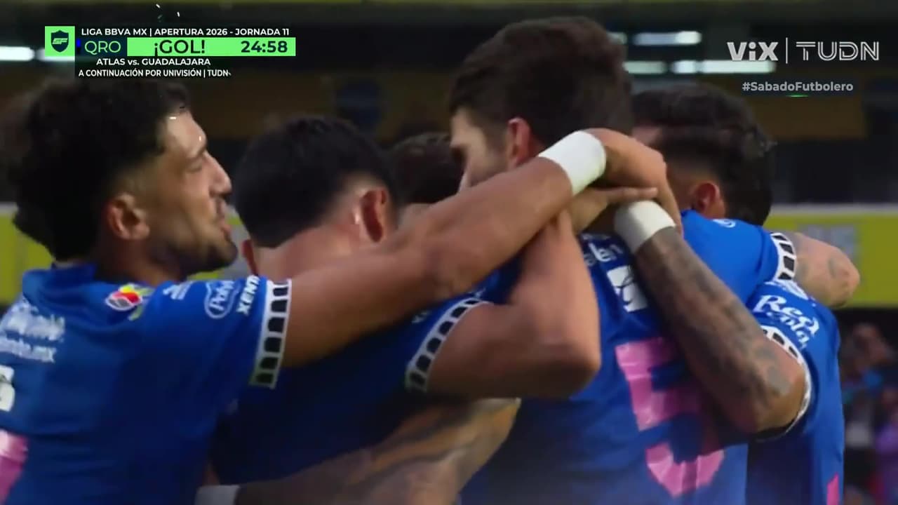 ¡Homenchenko hace un golazo en el Querétaro vs. Atlante!