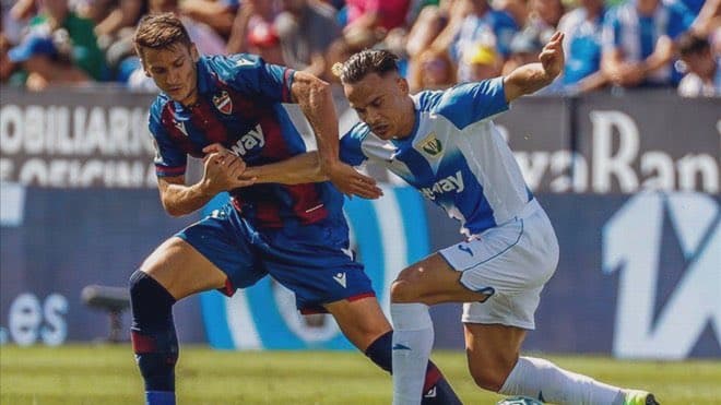 Rubén Rochina (20’) y Roger Martí (28’) anotaron los goles para el equipo de casa. Leganés recibirá a Betis la siguiente jornada.