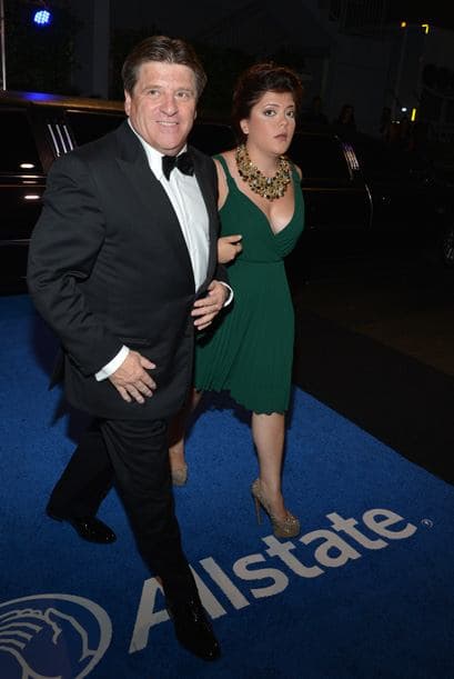 Miguel 'Piojo' herrera llegó acompañado de su hija.