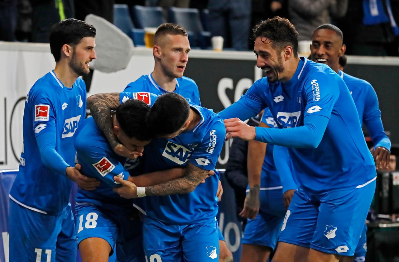 Andrej Kramaric hizo el 4-1 del Hoffenheim al minuto 79', sellando su tercera victoria consecutiva en casa.
